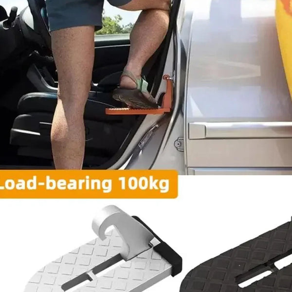 HookStep™ - Door Step with Safety Hammer Folding Car