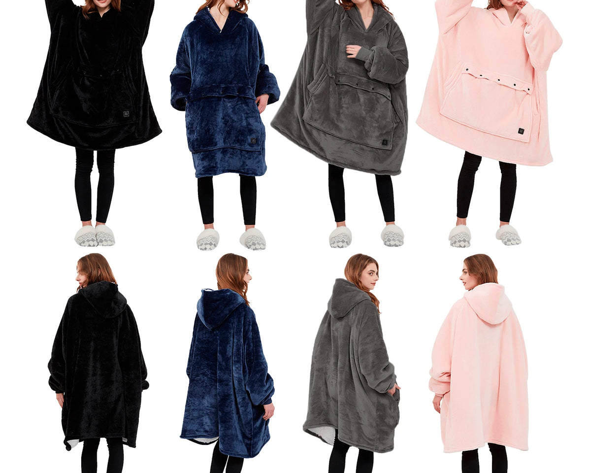 HotHoodie ™ - Unisex Heated Snuggie Hoodie