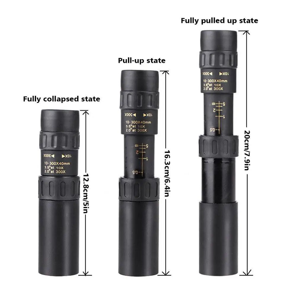 🔭 SkyPhone™ 300X Ultra-Zoom Tactical Monocular