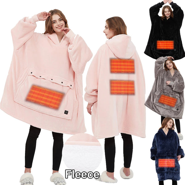 HotHoodie ™ - Unisex Heated Snuggie Hoodie