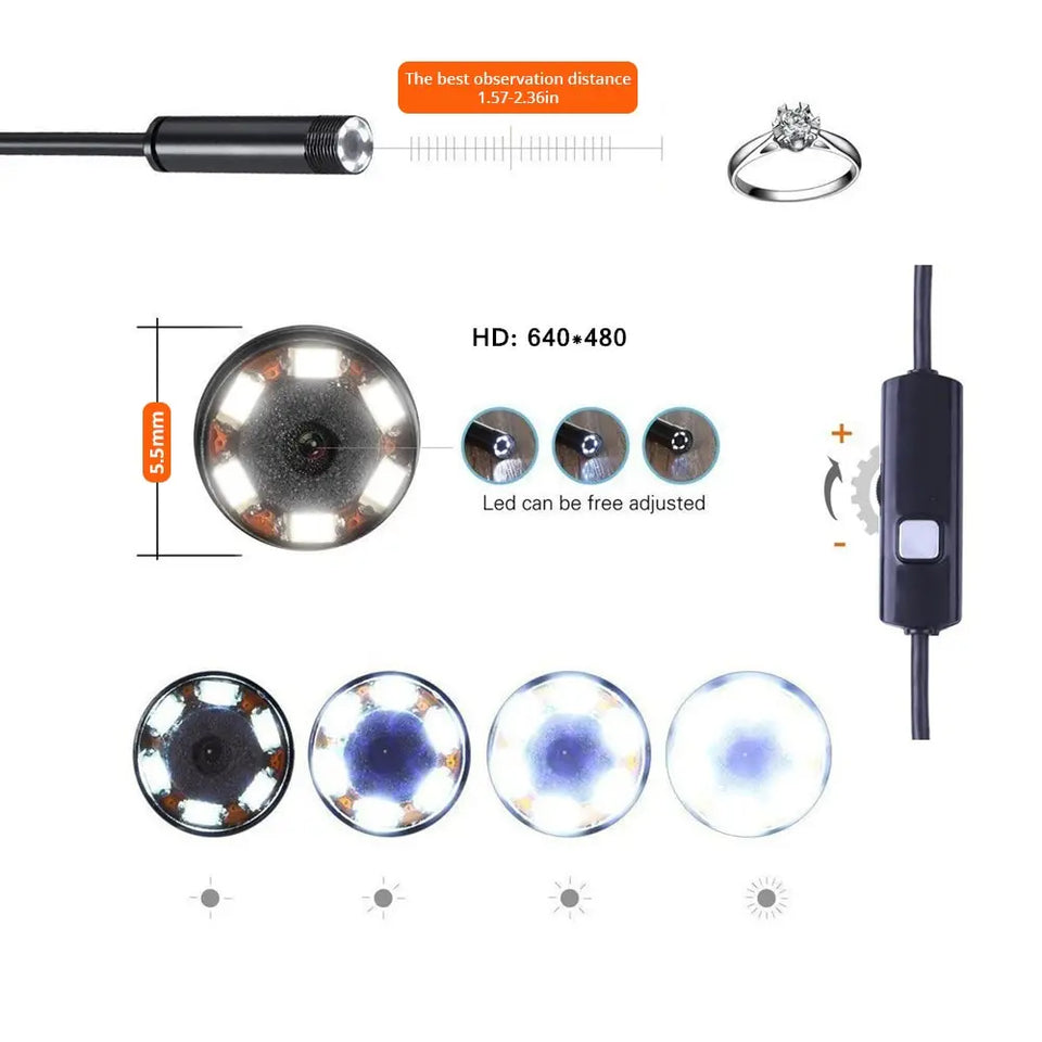 TwistView ™ - 3 In 1 Inspection Camera
