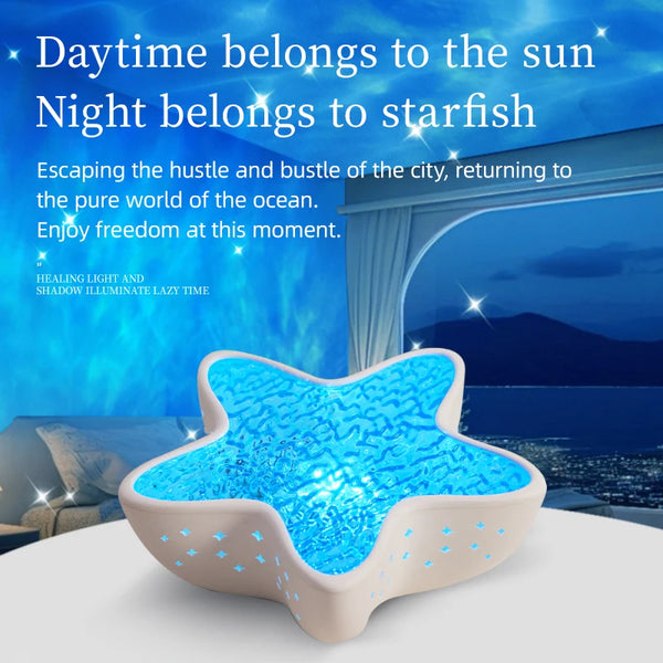 Lumina ™ Ocean Star [Full Set Offer Shell Lamp + Retro Wave Speaker]
