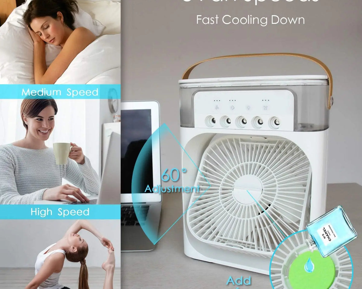 CoolBreeze™ - Portable Fan and Humidifier