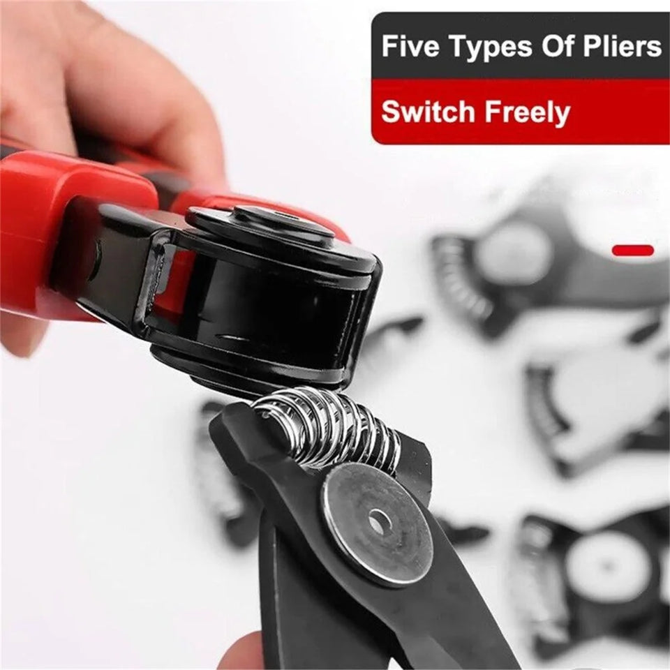 GripMaster™ - 5-in-1 Multifunctional Pliers Set