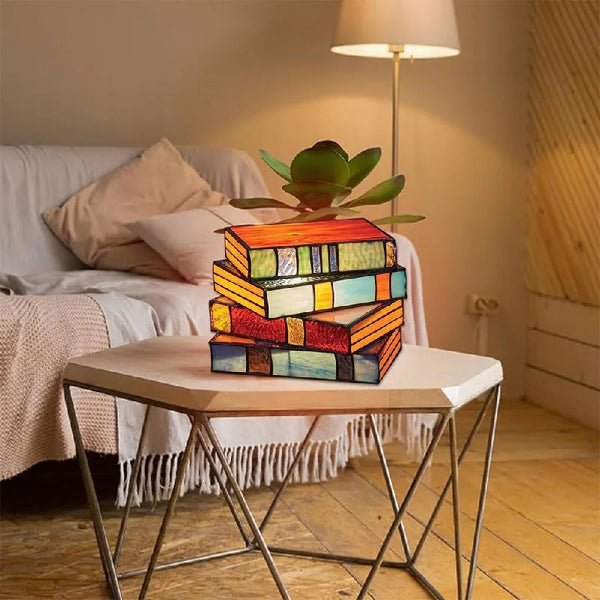 BookGlow™ - Stacked Books Lamp