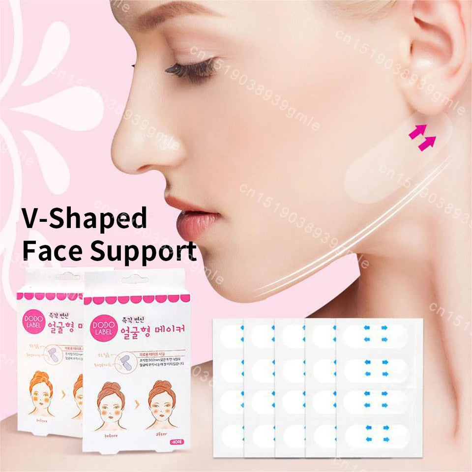 🔥Last Day 70% OFF🔥Invisible Face Lifter Tape✨Has a delicate V face (120pcs)