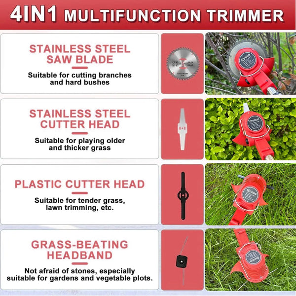 Otigo™ -  3 In 1 Cordless Grass Trimmer