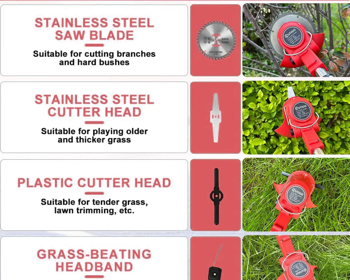 Otigo™ -  3 In 1 Cordless Grass Trimmer