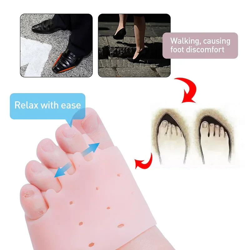 StepSoothe™ - Silicone Forefoot Pad Toe Separator
