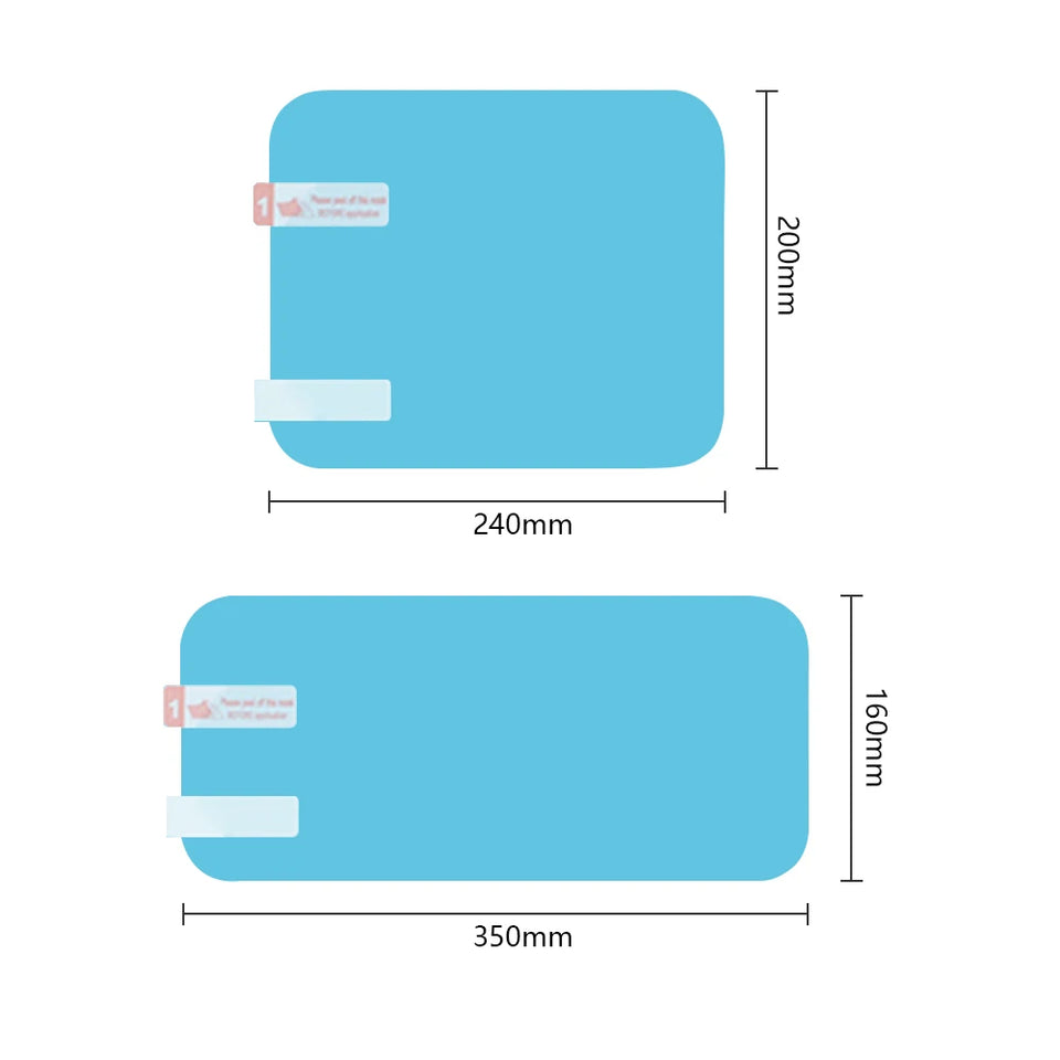 RainShield™ - Rain Car Mirror Strip Set