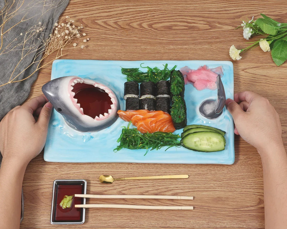 SharkServe™ - Ceramic Dipping Plate