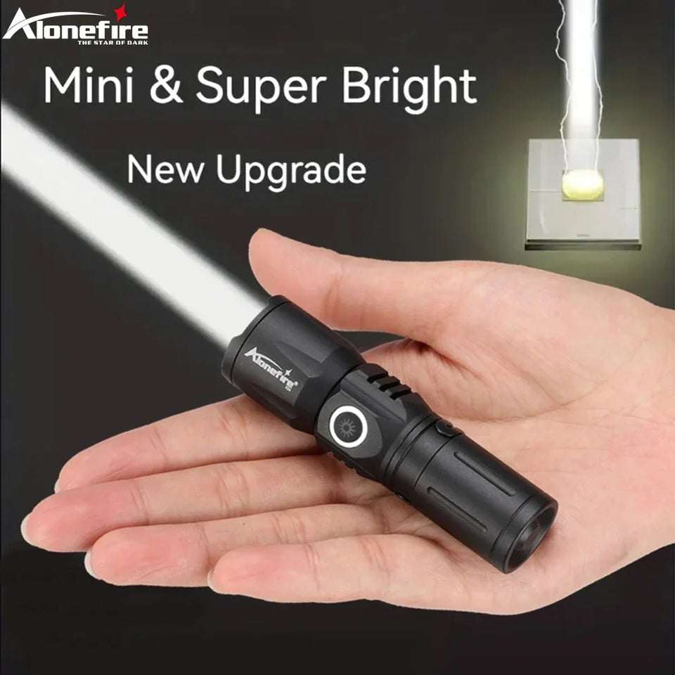 GlowBolt™ - USB Telescopic Zoom Flashlight