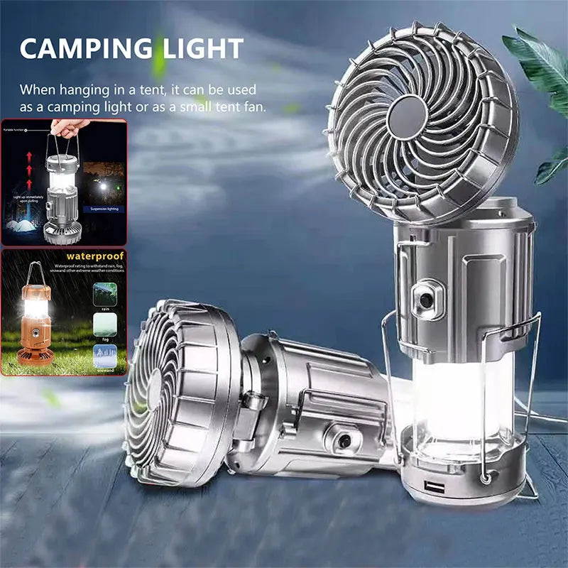 CampBreeze™ - Multifunction Fan and Solar Camping Lamp