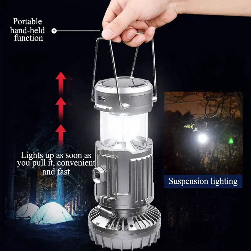 CampBreeze™ - Multifunction Fan and Solar Camping Lamp