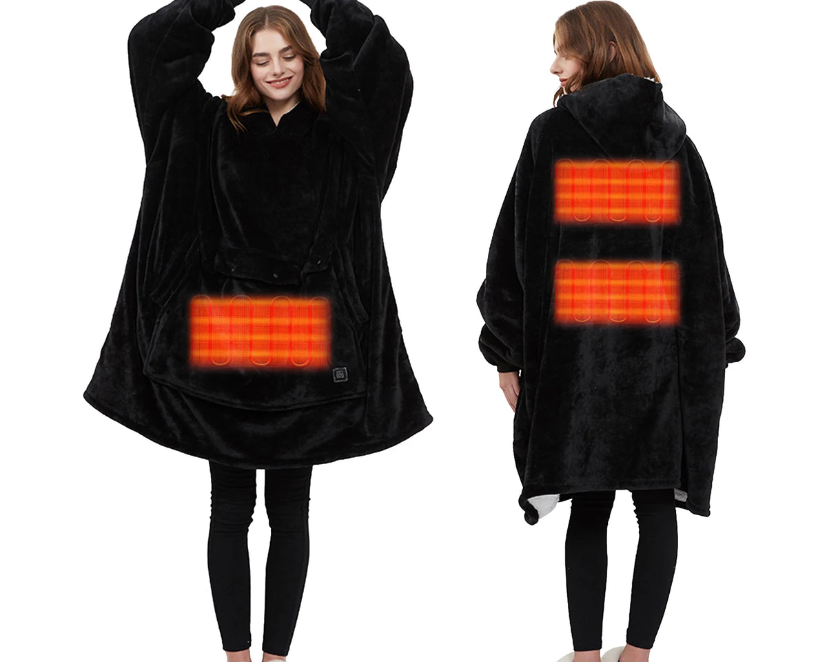 HotHoodie ™ - Unisex Heated Snuggie Hoodie