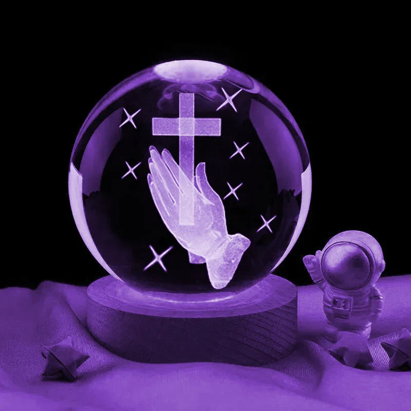 FaithGlow™ - 3D Crystal Ball