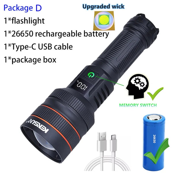 SunBeam ™ - High Beam Zoom Flashlight