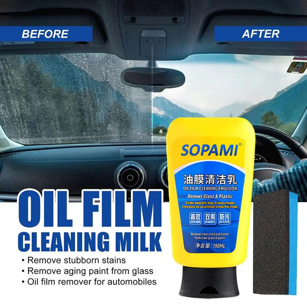 Car Oil Film Cleaning