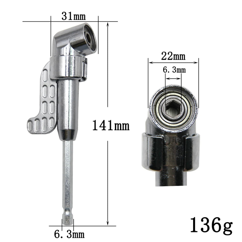 Multi-Angle Drill Bit Extension