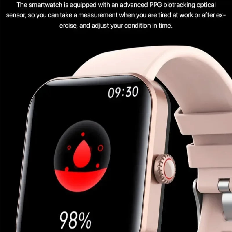 BioFit™ - Blood Sugar and Oxygen Measurement Smart Watch