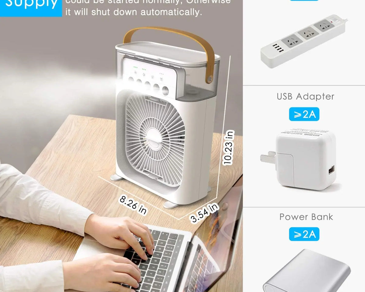 CoolBreeze™ - Portable Fan and Humidifier