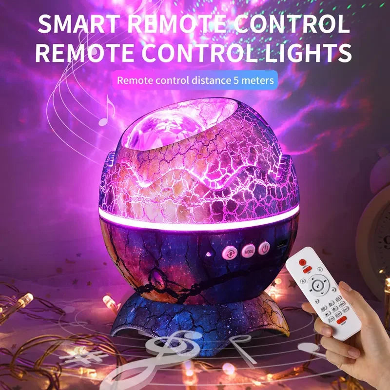 DinoGlow™ - LED Nebula Lamp with Speaker