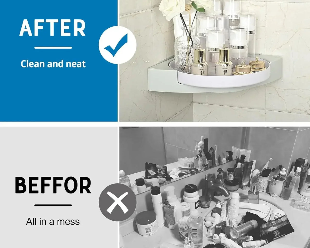 SwivelShelf™ - 360° Rotate Bathroom Shelf