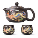  Full Set Phoenix [Teapot + 2 round Cups]