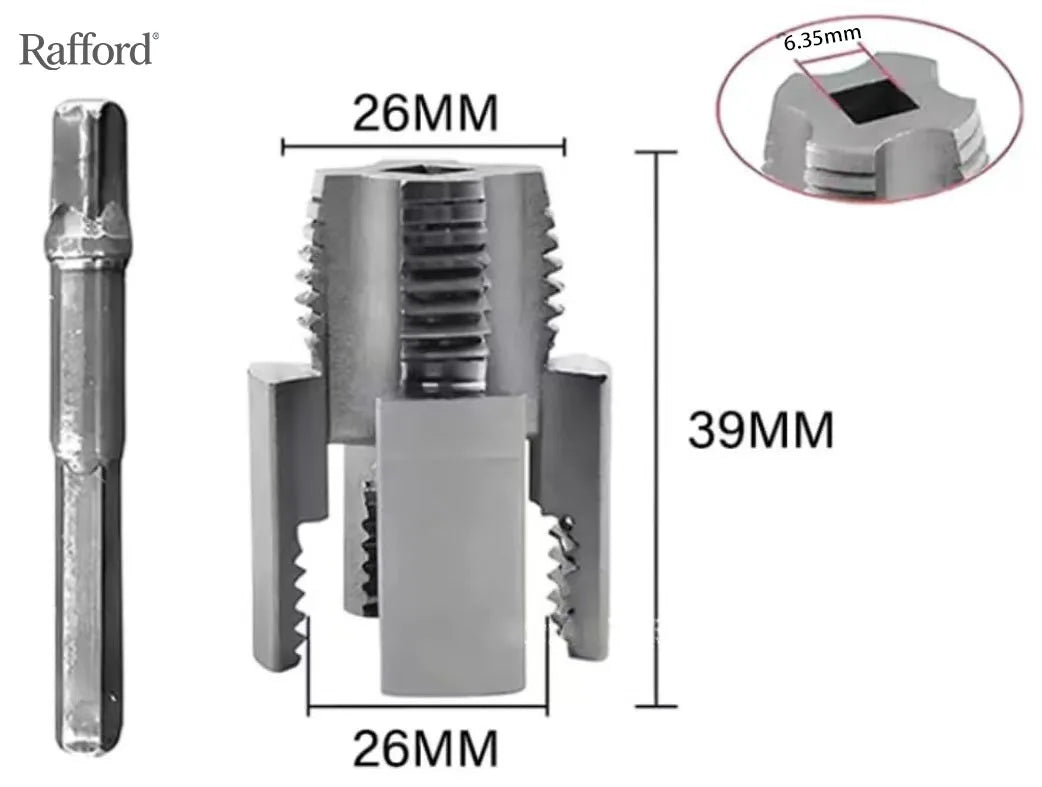 PipeThreader ™ - for PVC Plastic Pipe