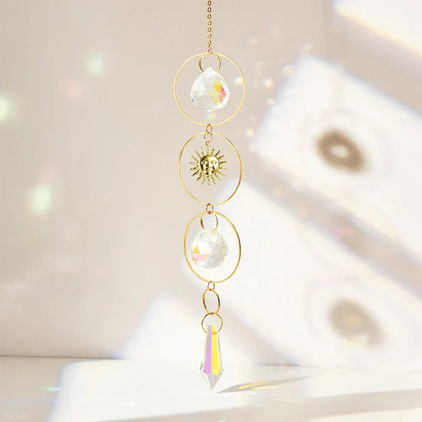 PrismGlow™ - Hanging Crystal Pendant for Window