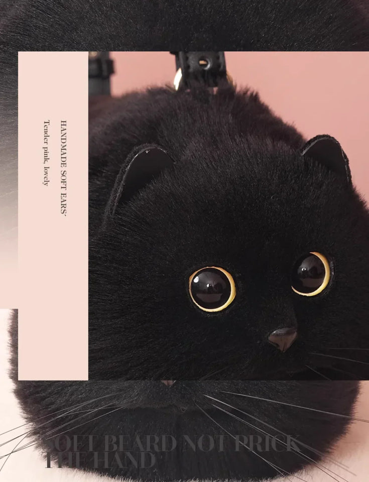 PlushPaw™ - Cute Cat Shoulder Bag