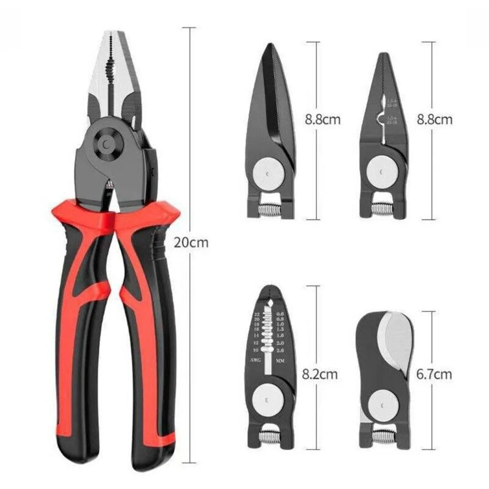 GripMaster™ - 5-in-1 Multifunctional Pliers Set