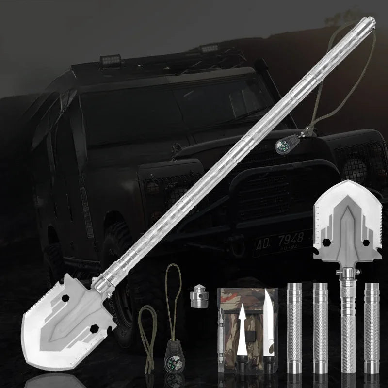 16-in-1 Tactical Survival Camping Shovel
