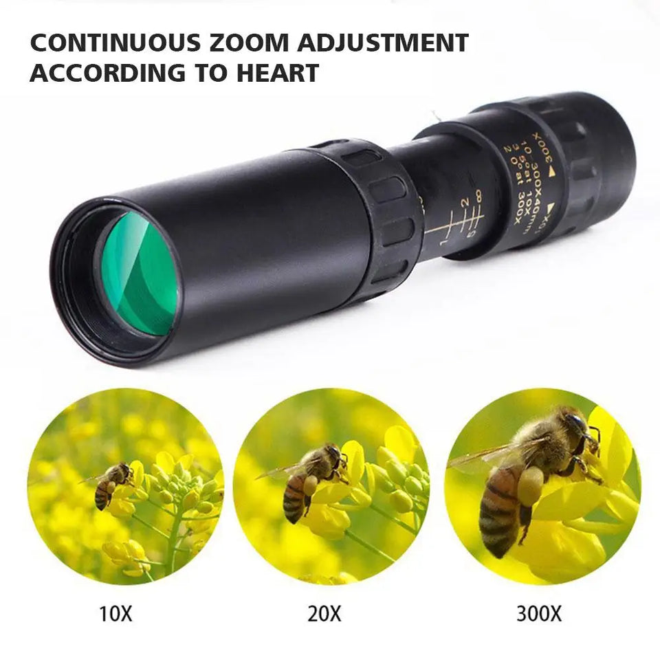 🔭 SkyPhone™ 300X Ultra-Zoom Tactical Monocular