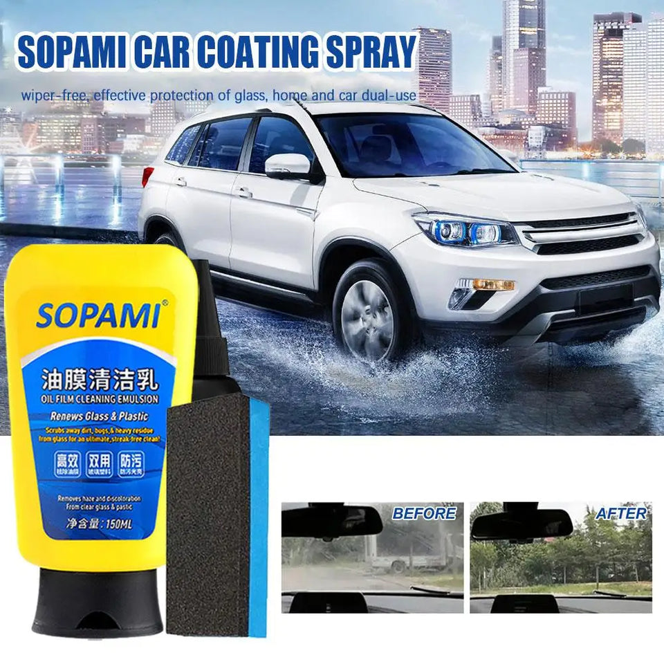 Car Oil Film Cleaning