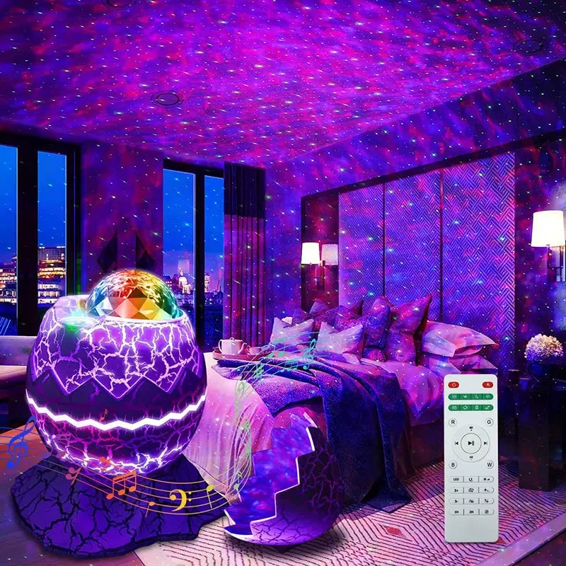 DinoGlow™ - LED Nebula Lamp with Speaker