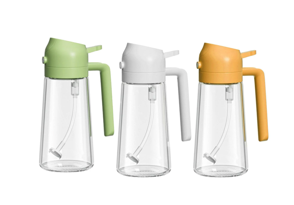2 in 1 Glass Oil Sprayer & Dispenser