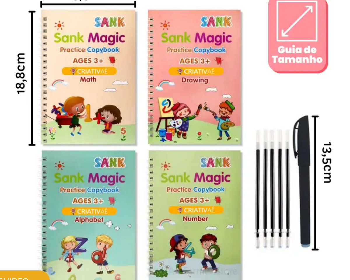 MagicBook ™ - 2025's Best Copybook To Teach Writing & Reading
