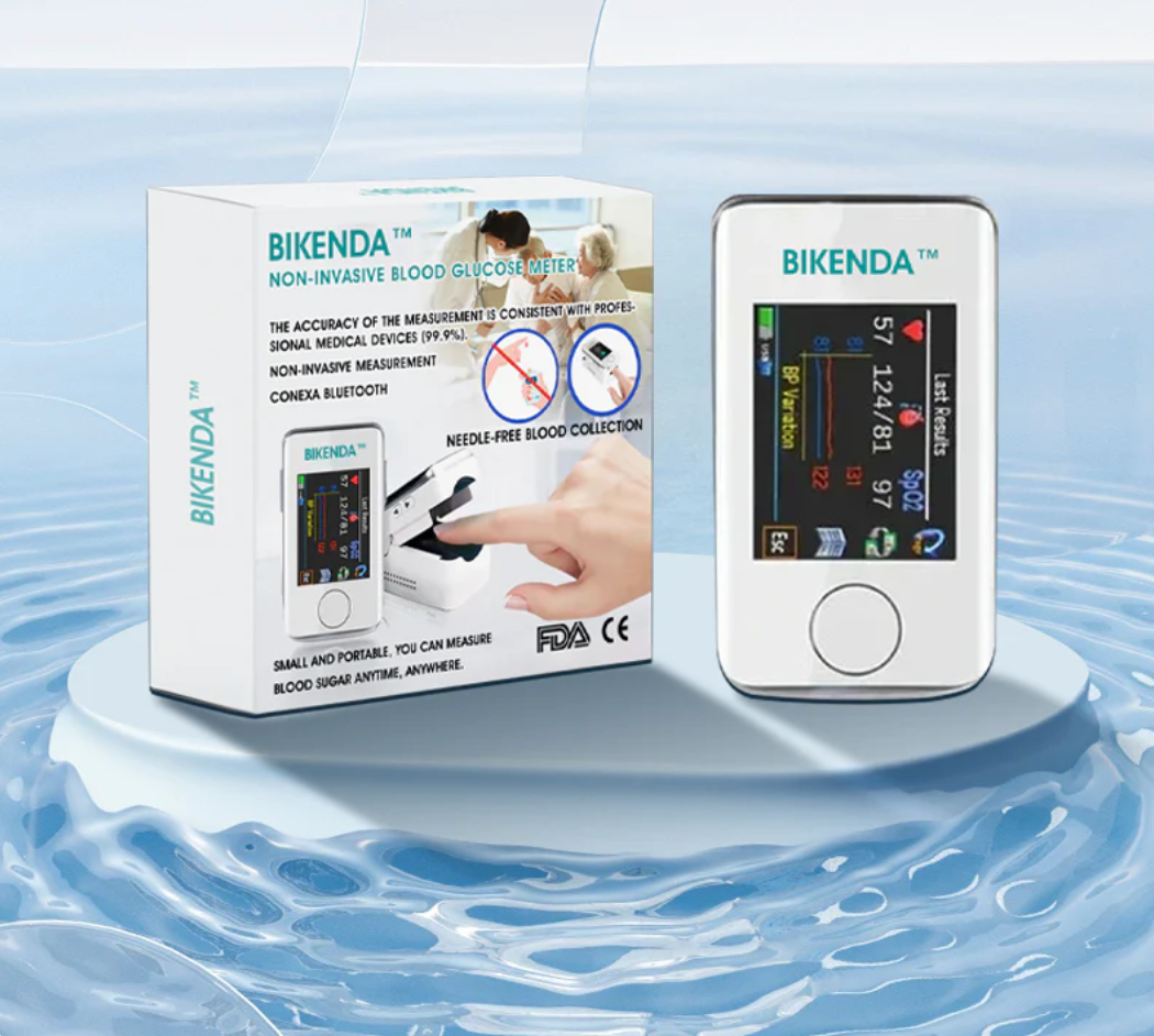 Bikenda™ Non-Invasive Blood Glucose Meter (Powerful 8-in-1 detection)