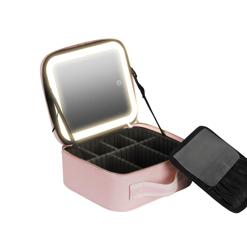GlowGuard™ - Smart LED Cosmetic Bag