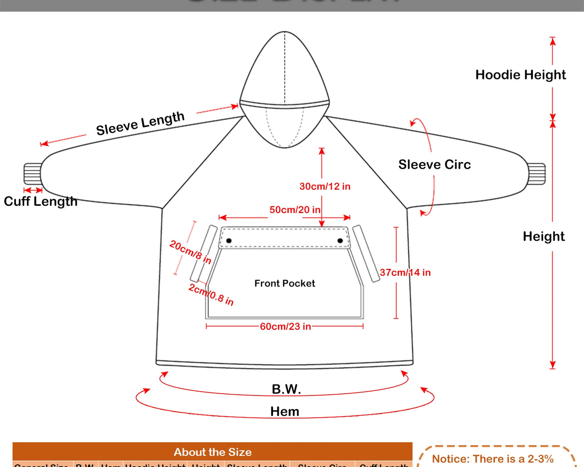 HotHoodie ™ - Unisex Heated Snuggie Hoodie