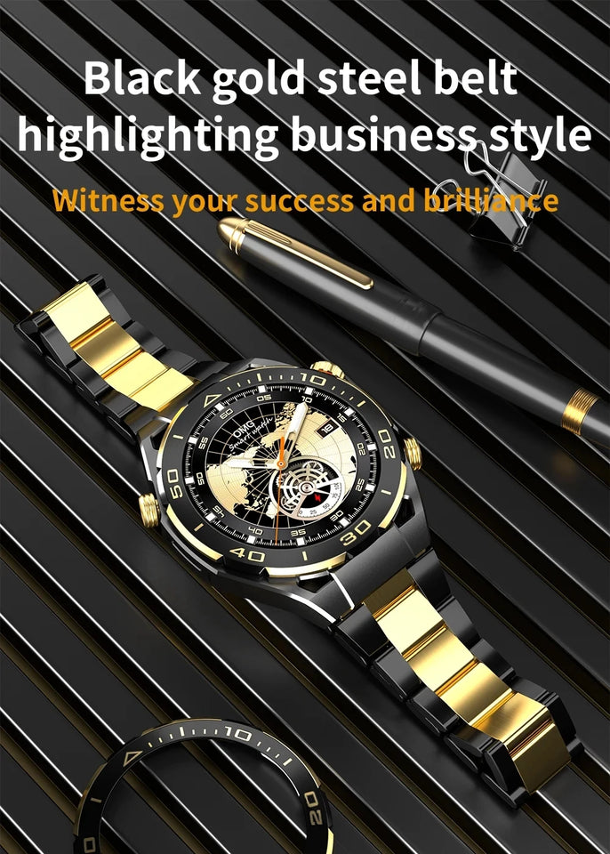 AlphaTech™ - Multifunctional Bluetooth Casual Smart Watch