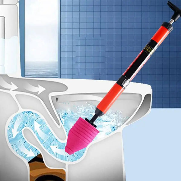 TurboPlunge™ - High Pressure Toilet Dredging Plunger
