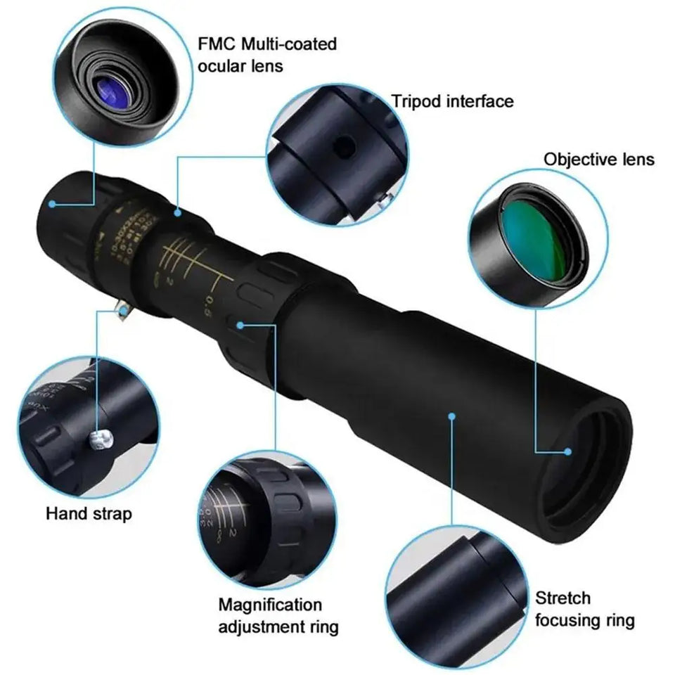 🔭 SkyPhone™ 300X Ultra-Zoom Tactical Monocular