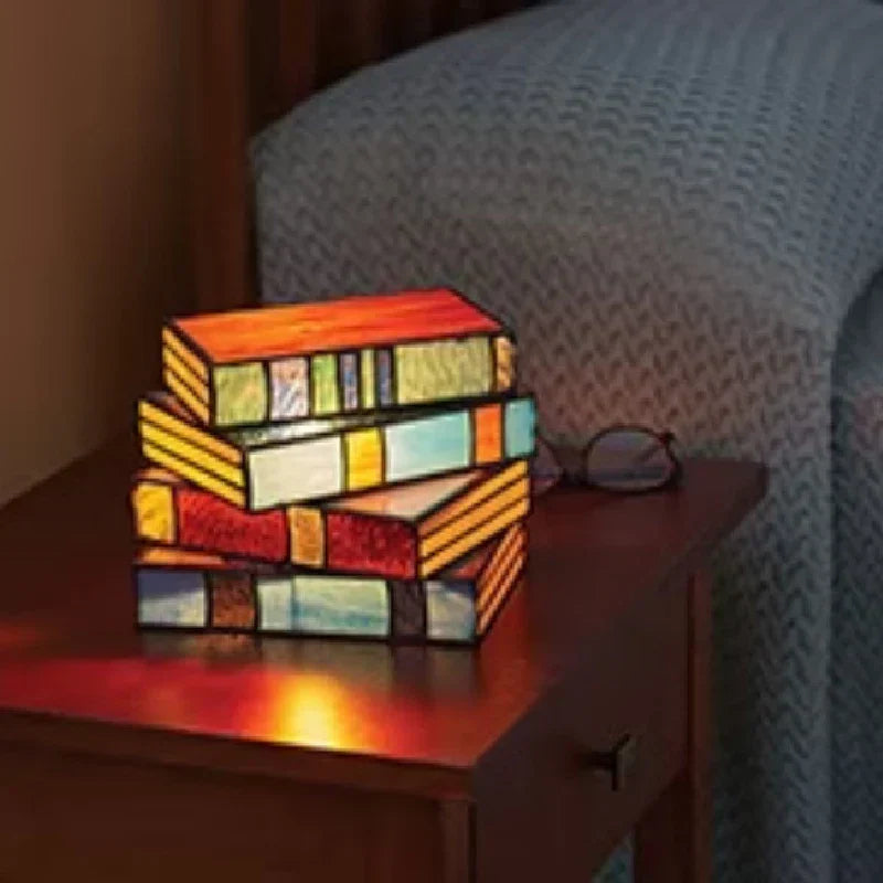 BookGlow™ - Stacked Books Lamp