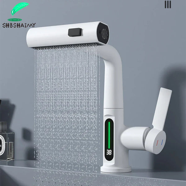 LuxFlow™ - Multifunctional Digital Display Pull-out Faucet