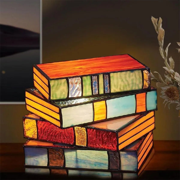 BookGlow™ - Stacked Books Lamp