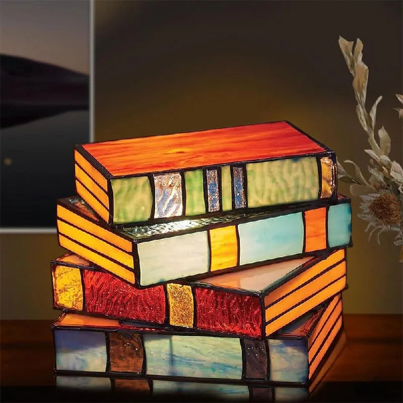 BookGlow™ - Stacked Books Lamp