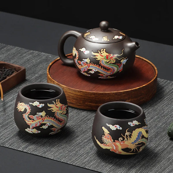 DragonBrew™ - ColorChanging TeaPot Set