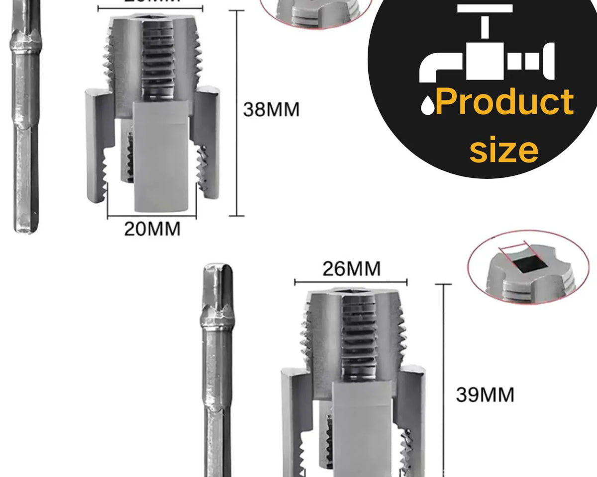 PipeThreader ™ - for PVC Plastic Pipe